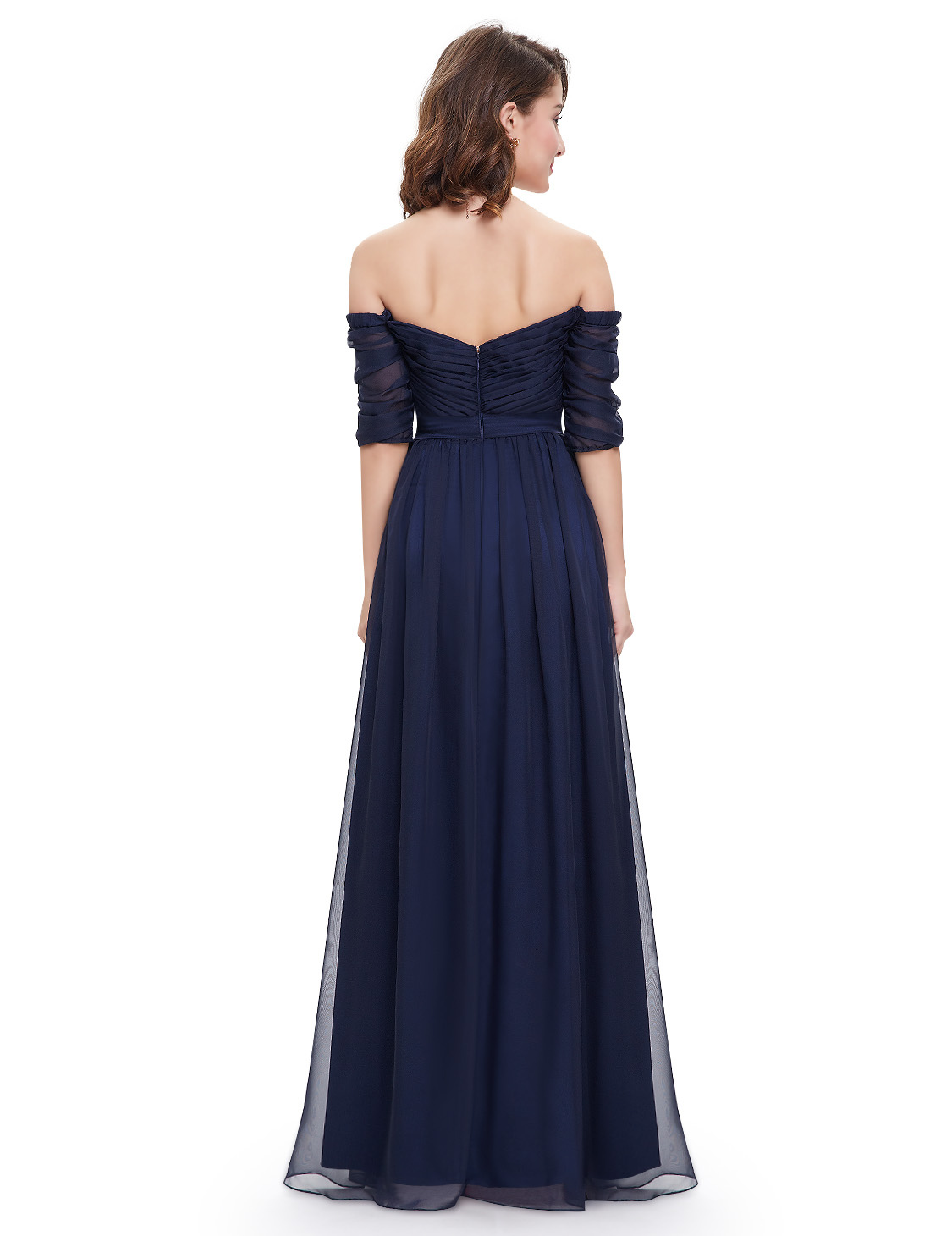 strapless long gown