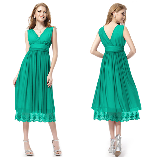 ... Women's Sexy Green V-neck Ruched Mesh Cocktail Dress 0279B AU Size 18