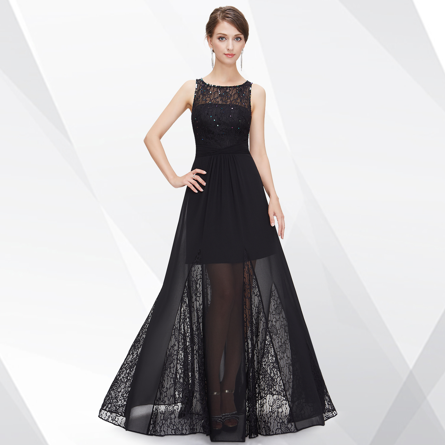 Ever Pretty Elegant Long Black Formal Maxi Evening Celebrity Prom Dresses 08347 | eBay
