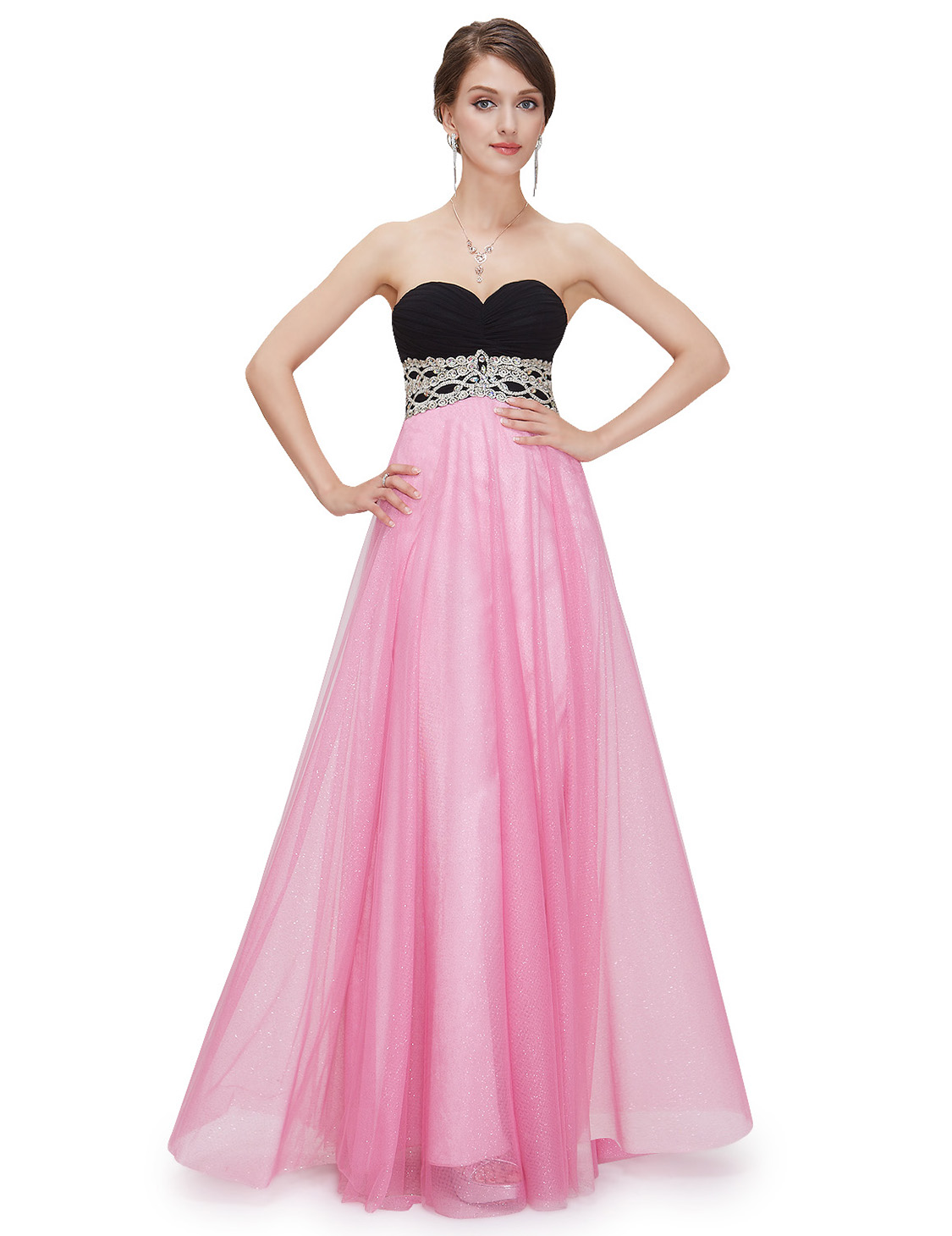black and pink prom