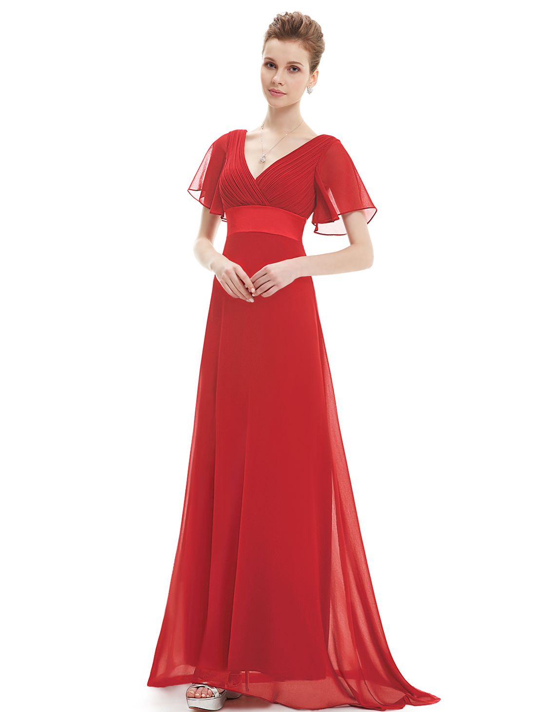 Maxi Evening Bridesmaid Formal Ball Gown Casual Wedding Dress 09890 UK