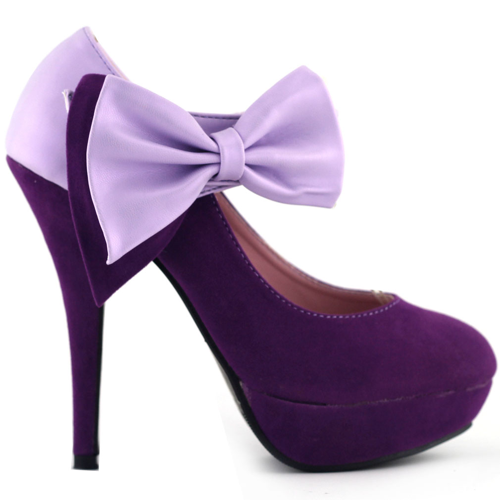 ankle strap heels with bow