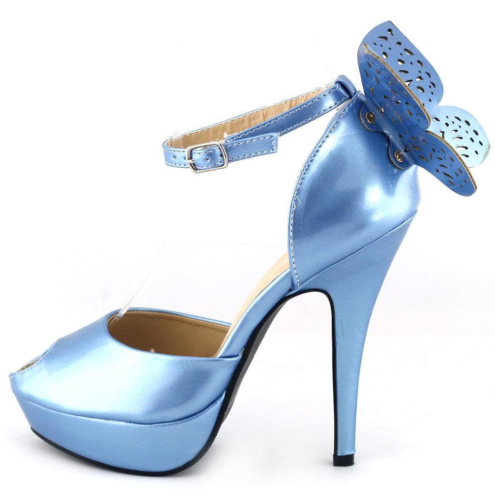baby blue pumps