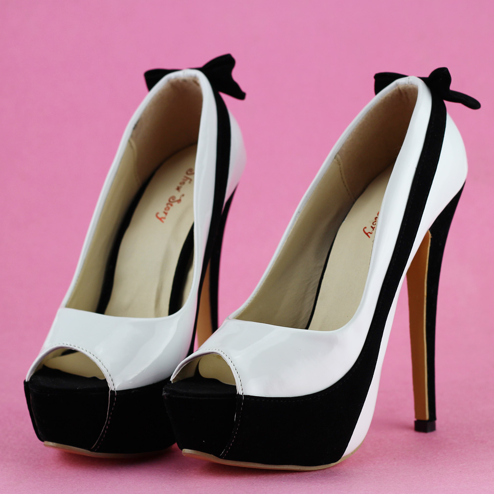 two tone high heels