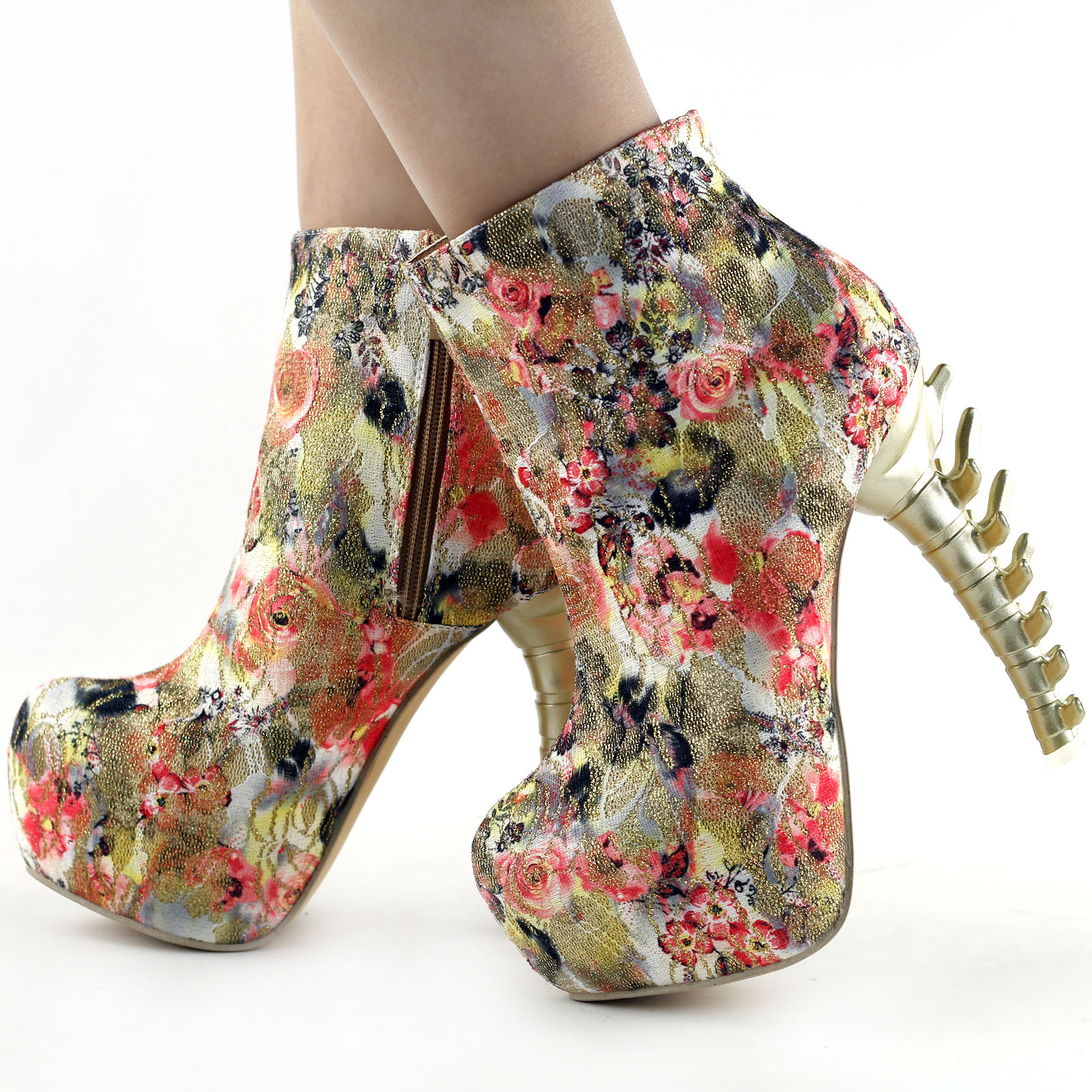bone high heels multicolored skull zip high top bone high heel bone high heels multicolored skull zip high top bone high heel