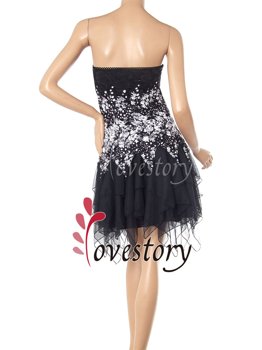   Strapless Cocktail Homecoming Prom Dresses 00202 091037101303  