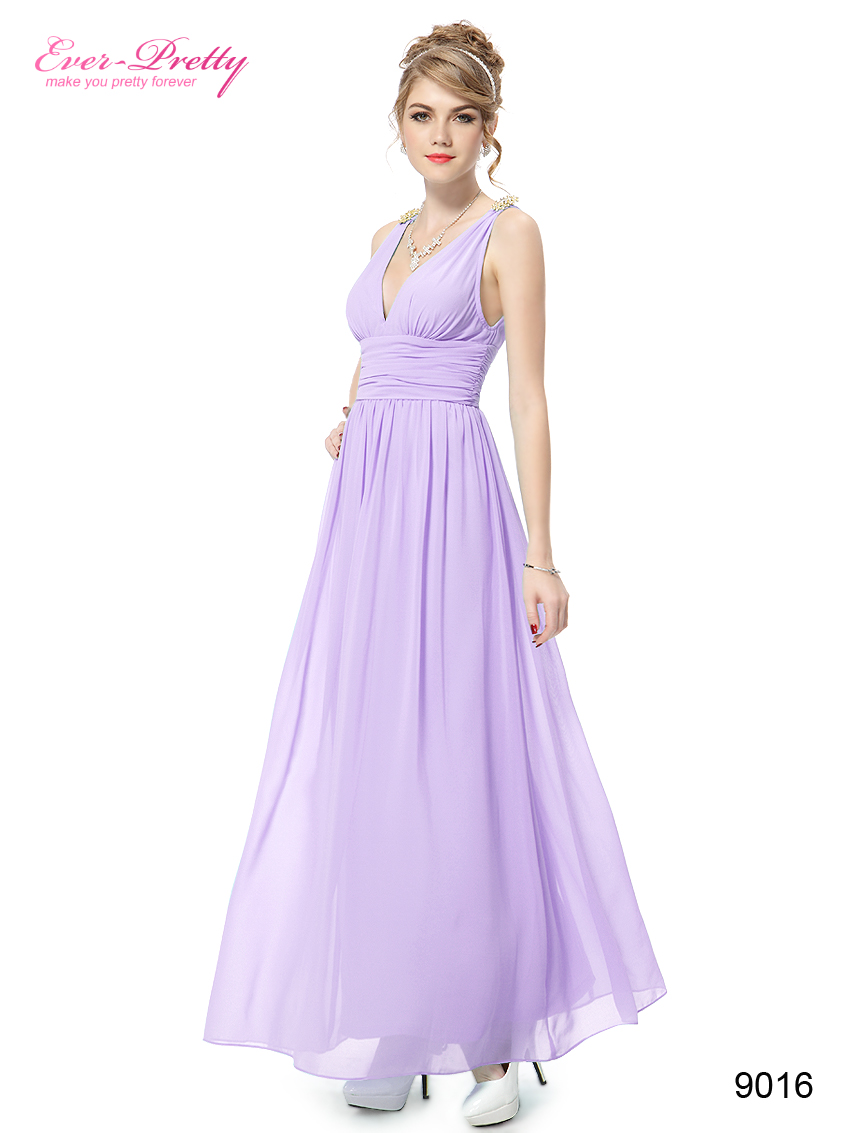 NWT Sexy Purples V neck Crystal Long Empire Waist Evening Dresses 